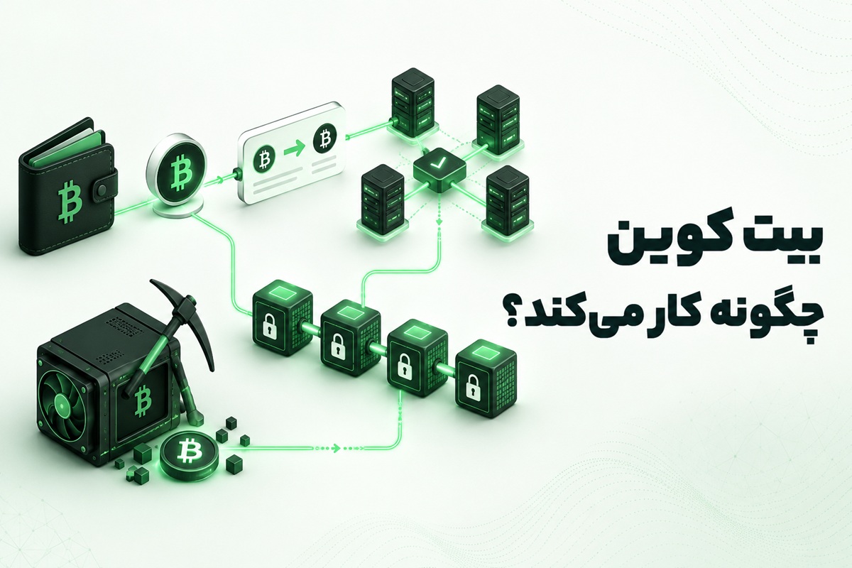 بیت کوین چگونه کار می‌کند
