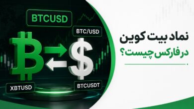نماد بیت کوین در فارکس