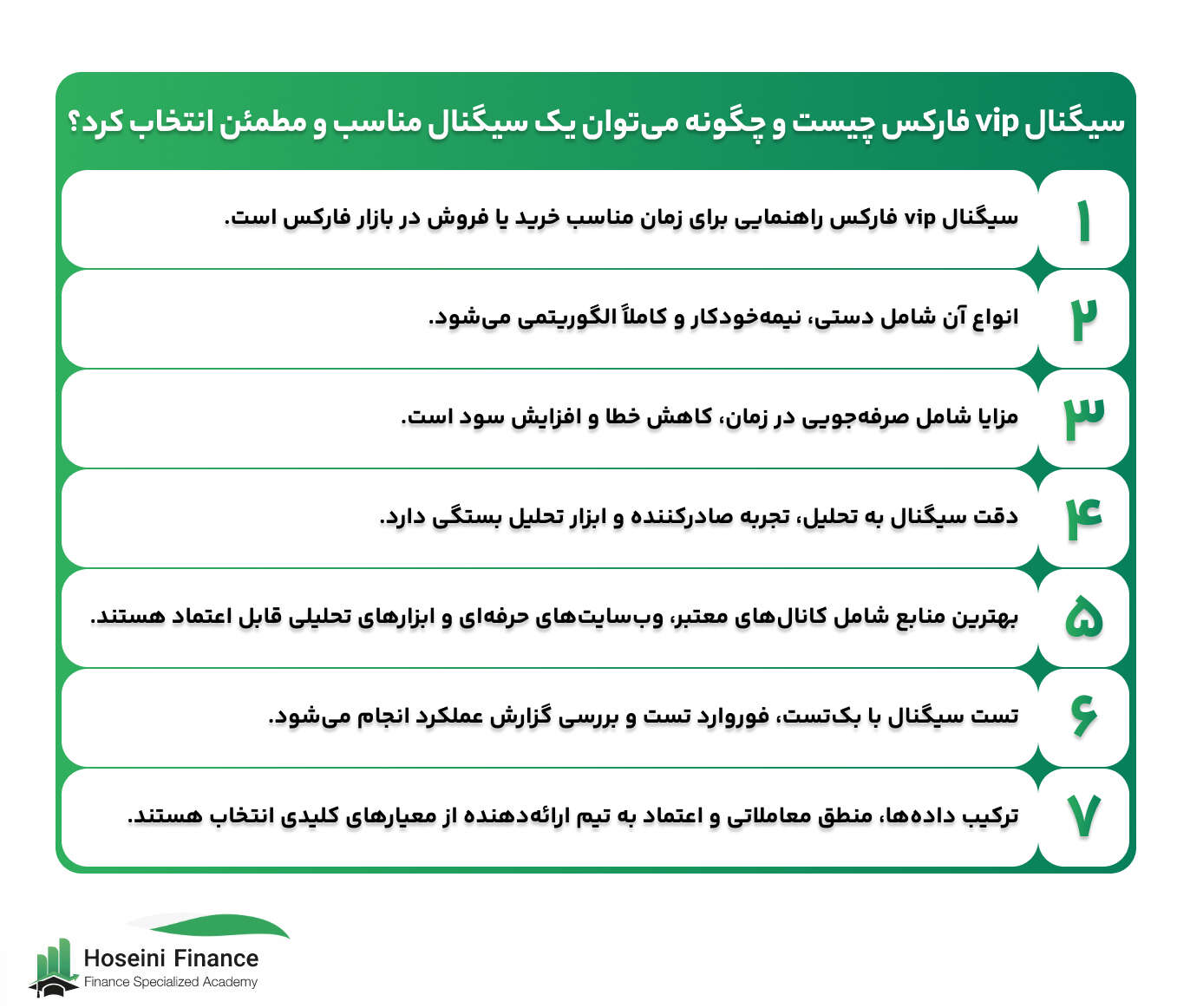 بررسی سیگنال vip فارکس
