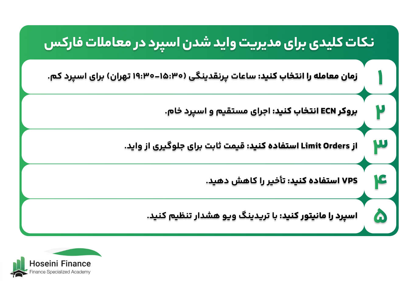 نکات کلیدی برای مدیریت معاملات در زمان واید شدن اسپرد
