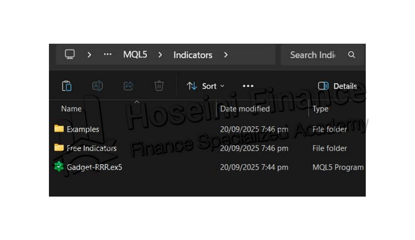 کپی کاری برای نصب ابزار ریسک به ریوارد