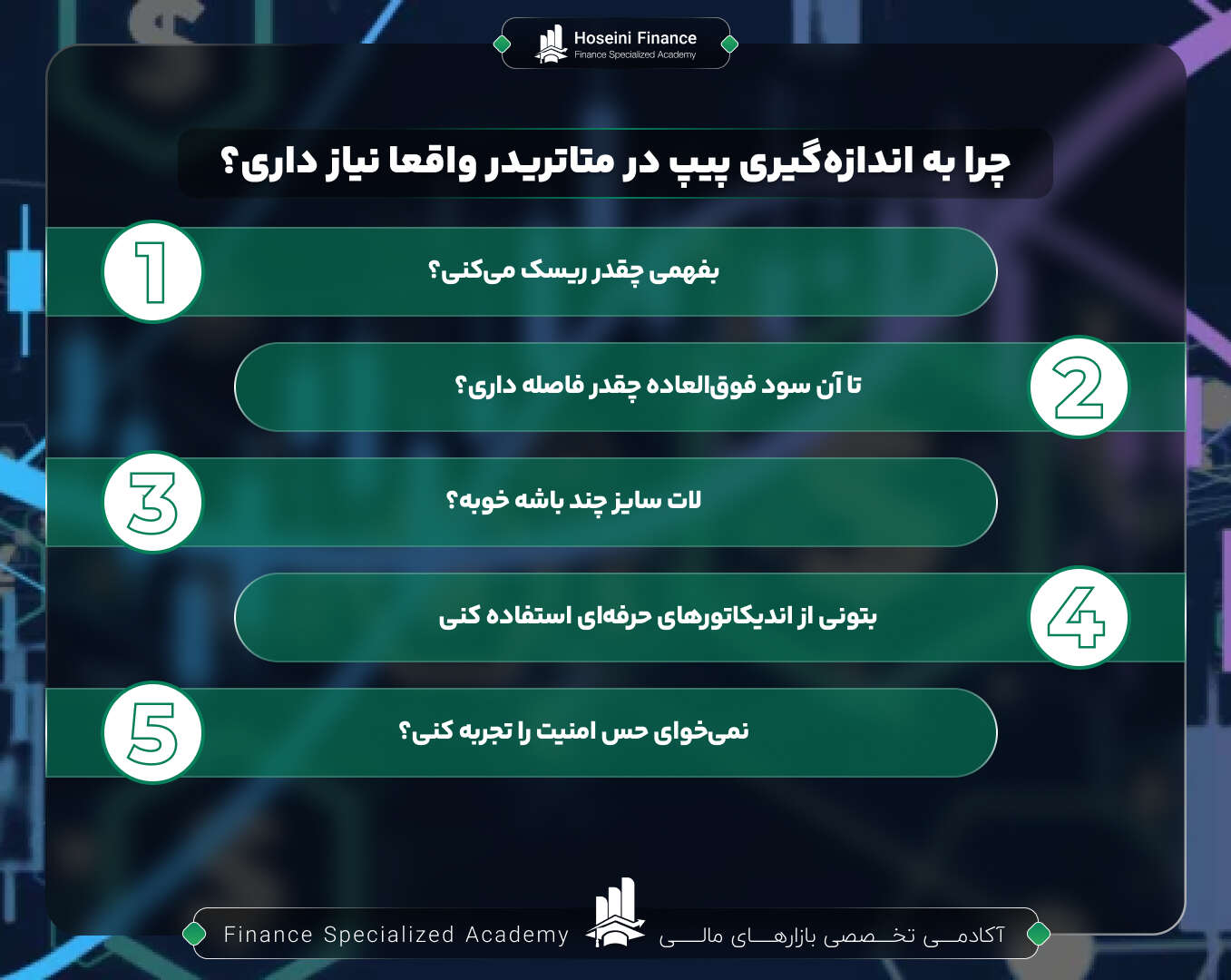 چرا باید پیپ معاملات را اندازه گرفت