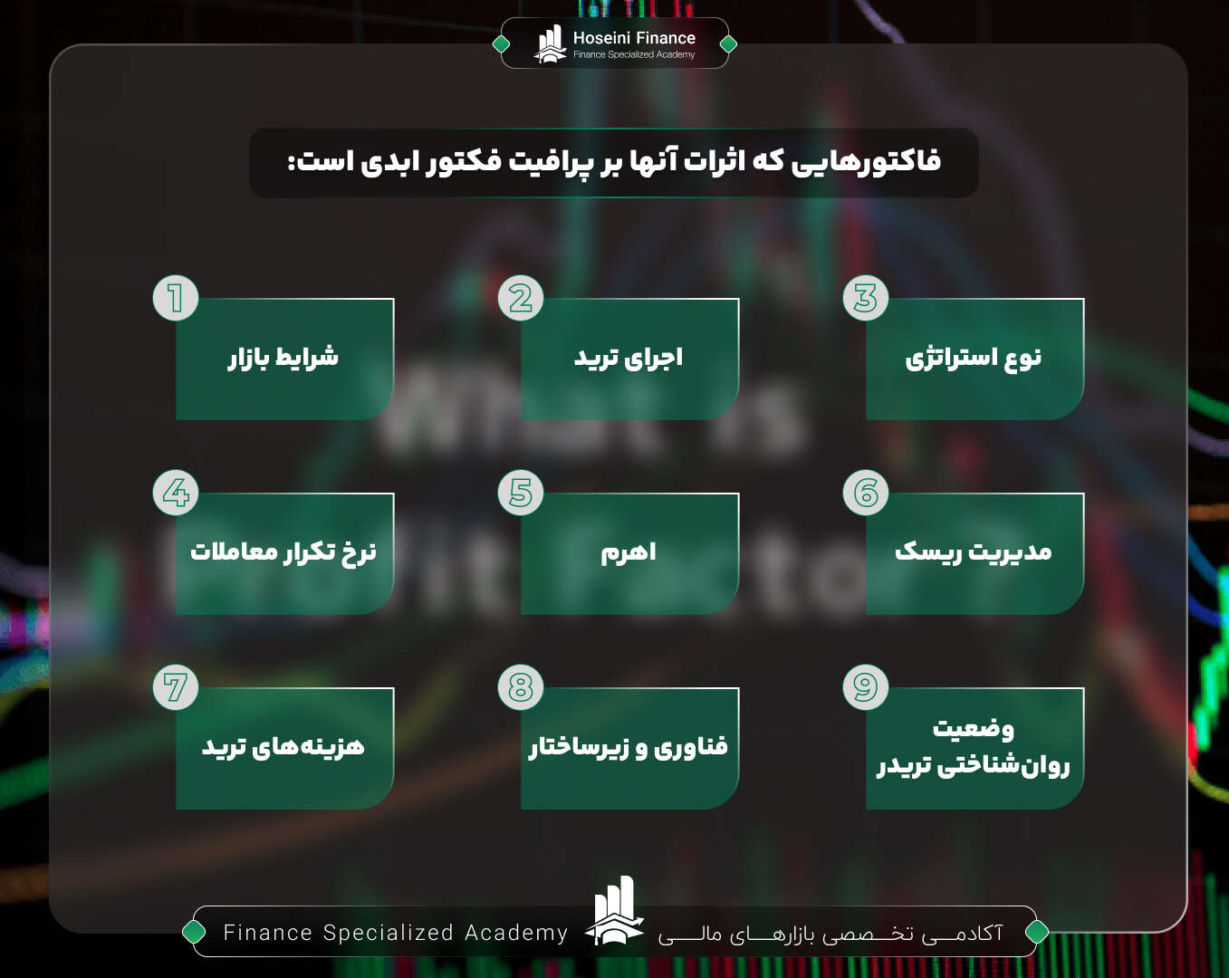 عوامل مهم در پرافیت فکتور