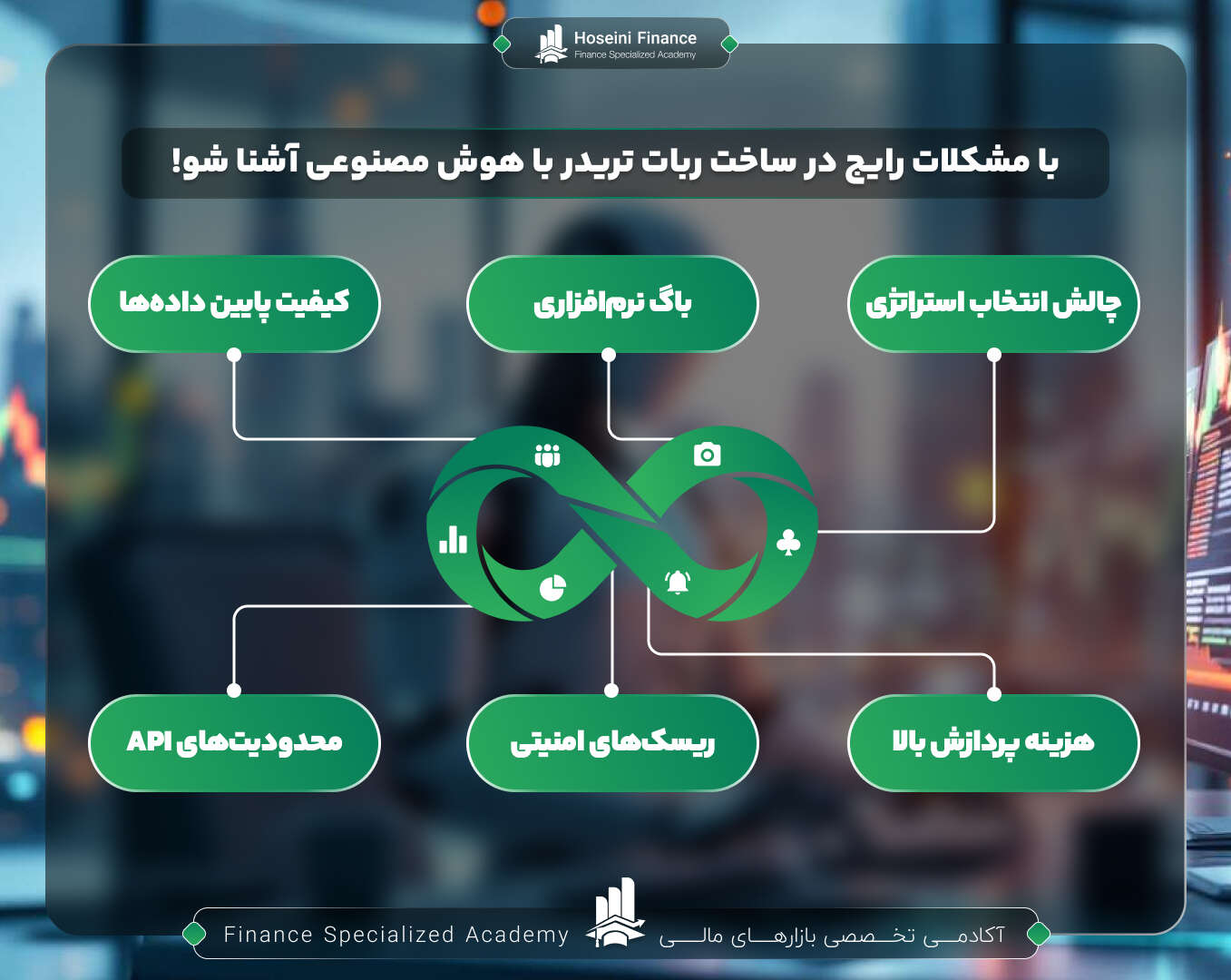 مشکلات رایج در ساخت ربات تریدر با هوش مصنوعی